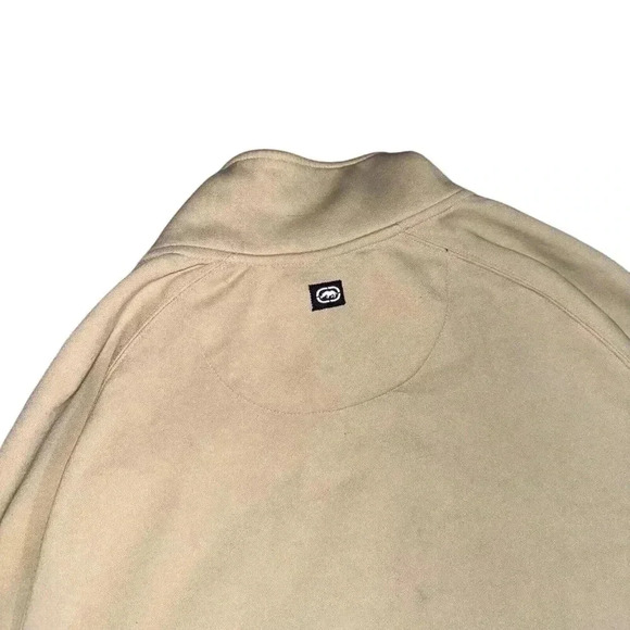 Y2K  Ecko Unltd Track Jackets Men’s XL Check Cut Sew Beige Skater Relaxed 2000s - Picture 11 of 11